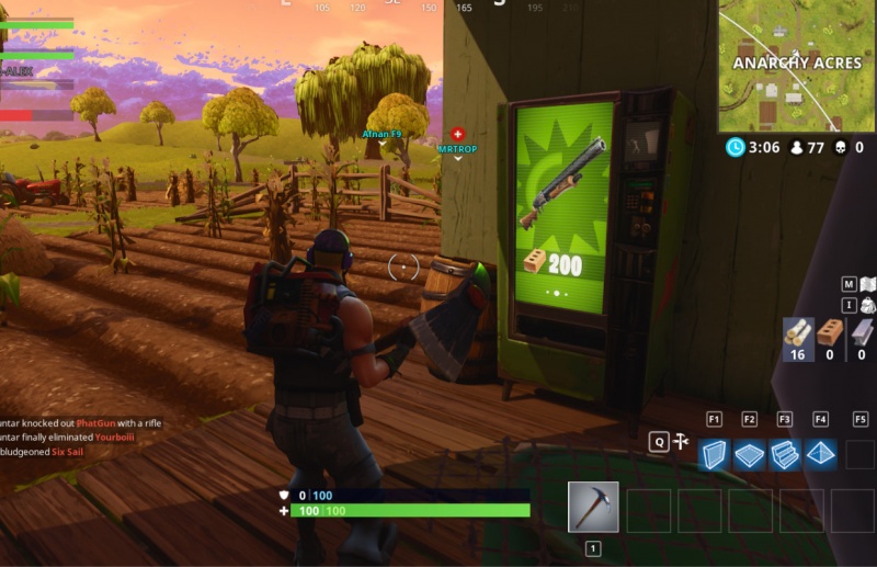 Anarchy Acres Fortnite Vending Machine in F2