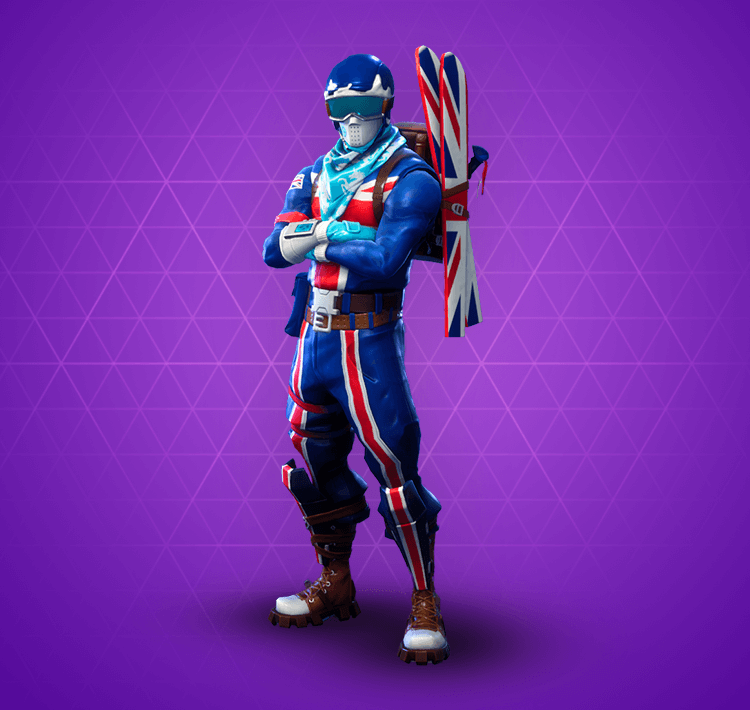 Epic Alpine Ace (GBR) Outfit Fortnite Cosmetic Cost 1,500 V-Bucks Fortnite ...