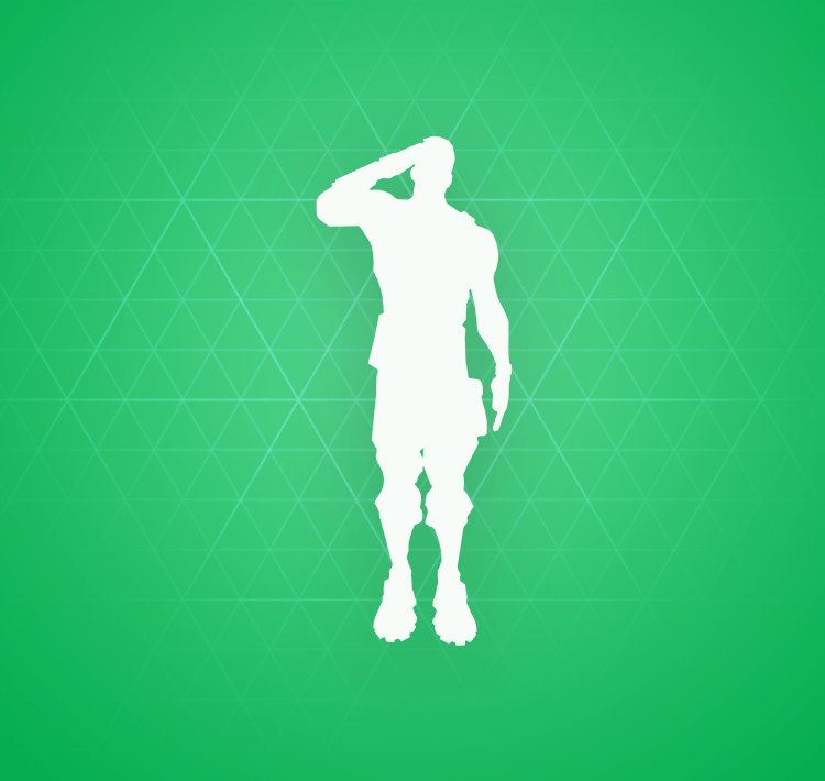Uncommon Salute Emote Fortnite Cosmetic Tier 10 (S3 ... - 1000 x 1000 png 430kB