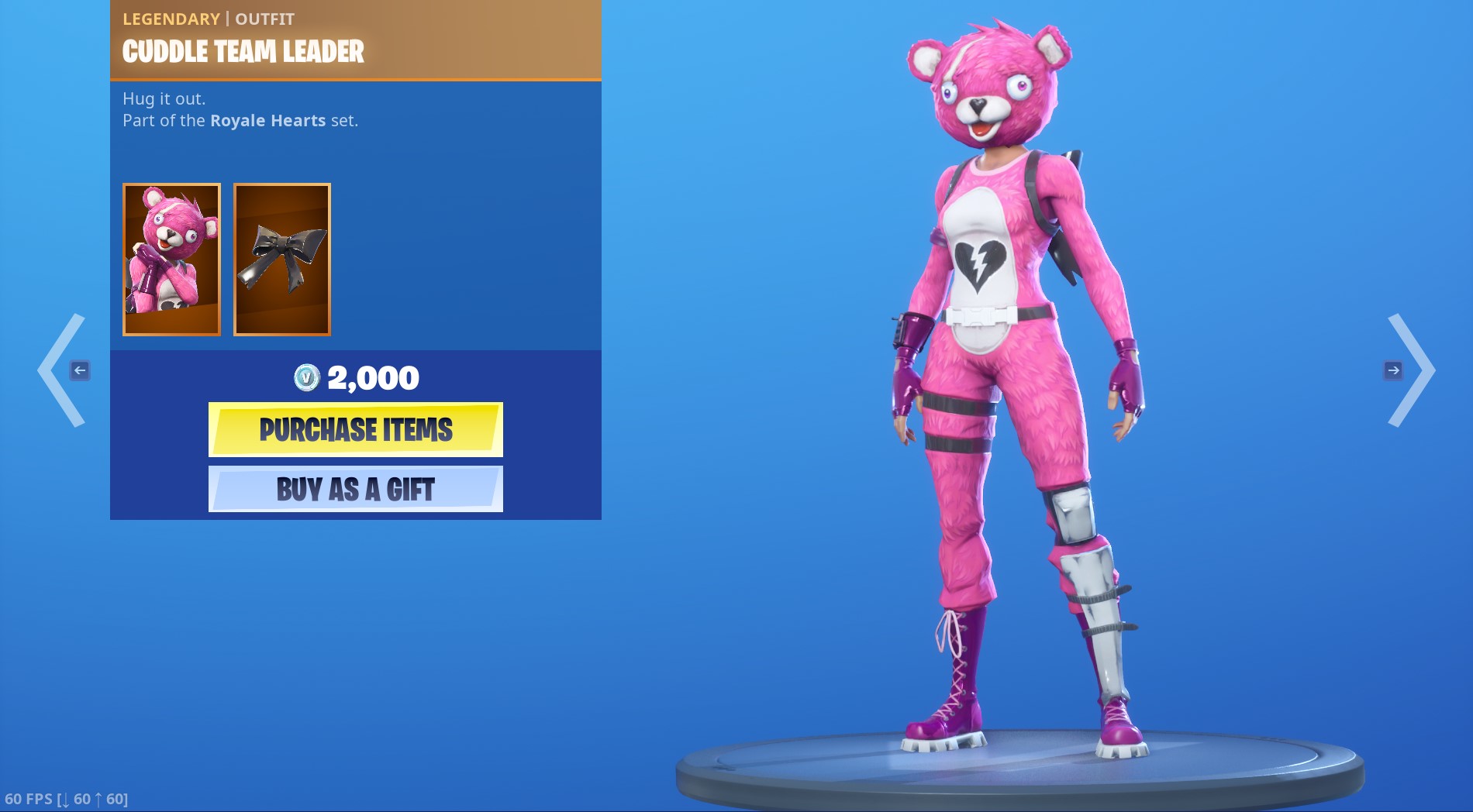 Legendary Cuddle Team Leader Outfit