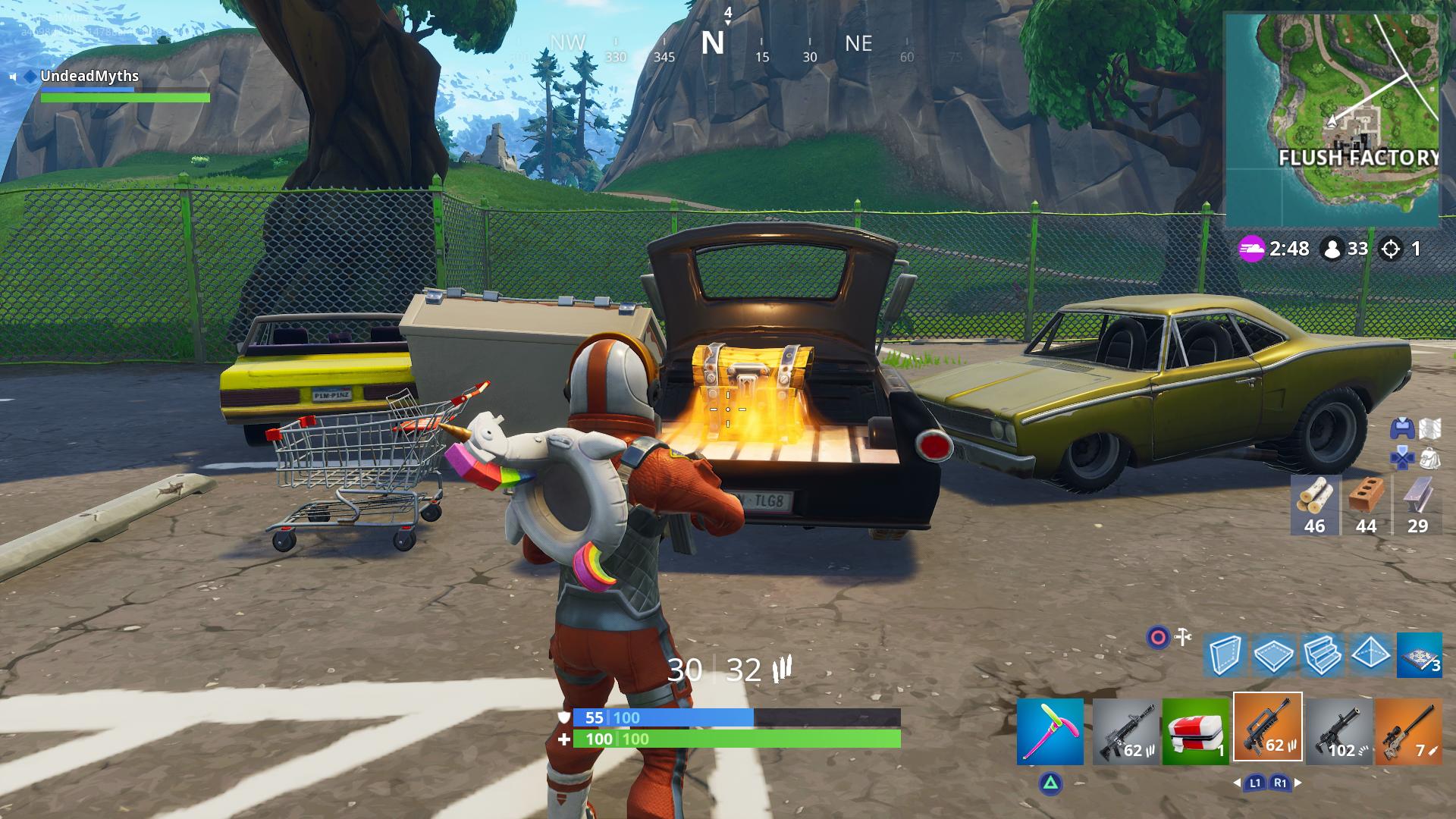 The Factories Fortnite Chest in E9